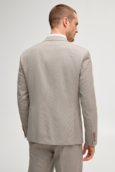 Führt zu Produktdetailseite „Baukasten-Sakko Hodge in Beige kariert"