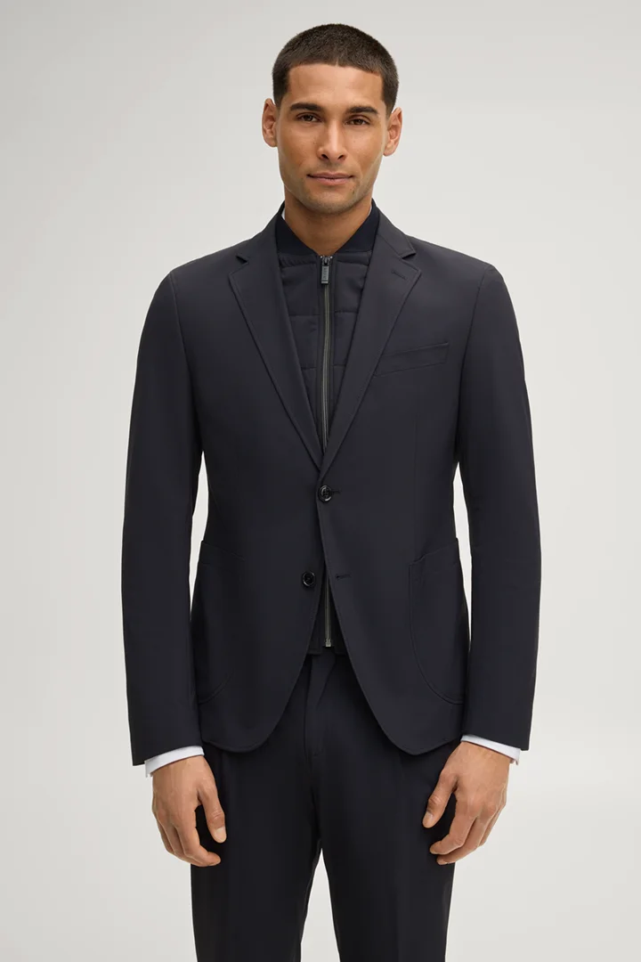 Leads to product detail page "Harco Jacket in Navy"