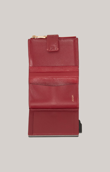 Leggero Stampa C-Four E-Cage Wallet in Dark Red