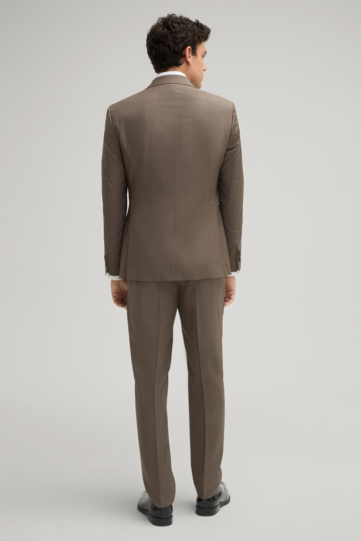 Finch-Brad Virgin Wool Suit in Light Brown