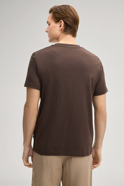 Priamo T-shirt in dark brown