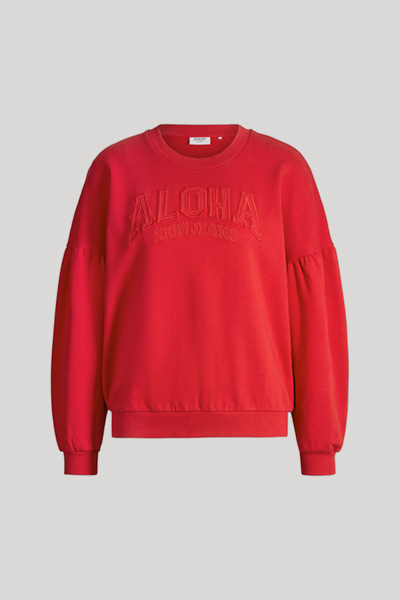 Sweatshirt Tian in Rot