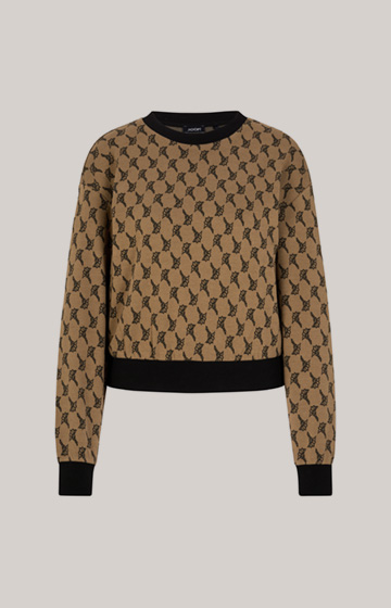 Cornflower-Sweatshirt Tora in Braun/Schwarz