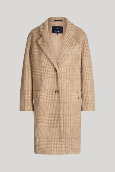 Coat in a Beige Pattern