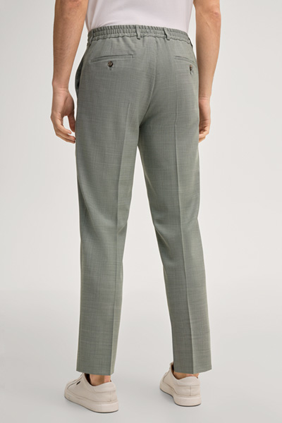 Modular suit trousers River in marl green
