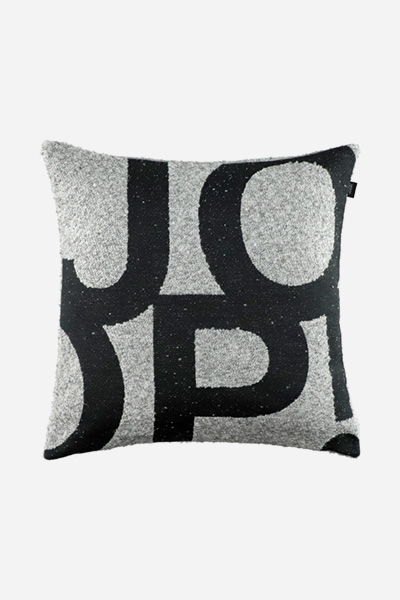 Leads to product detail page "Decorative cushion with fleece filling JOOP! FABRICS STUDIO in charcoal grey, 50 x 50 cm"