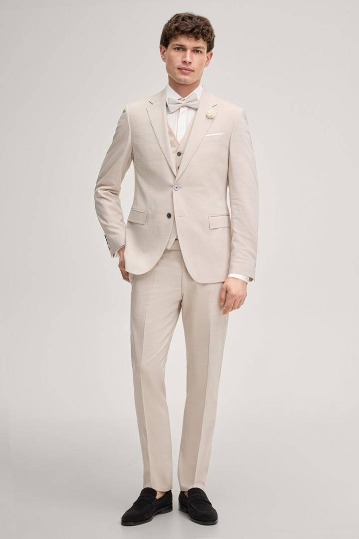 Leads to look detail page “Wedding modular suit Herby-Blayr in light beige”