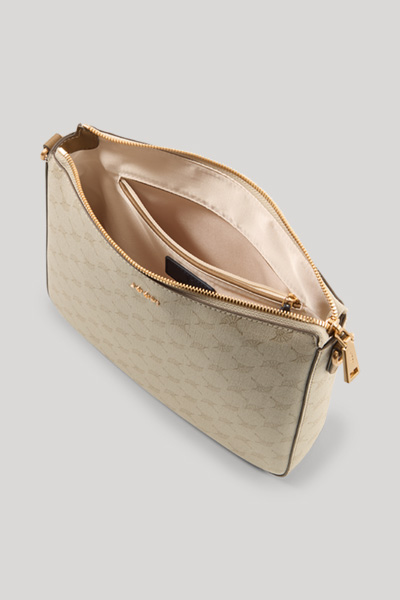 Schultertasche Mazzolino Jasmina in Creme Cornflower