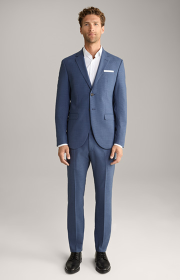 Damon-Gun Suit in Navy Melange