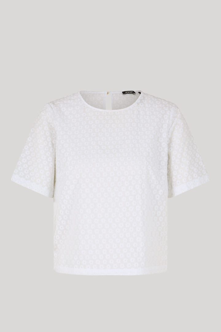 Belana Cotton Blouse-style Shirt in White