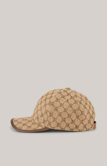 Favio Cornflower Cap in Light Brown Pattern