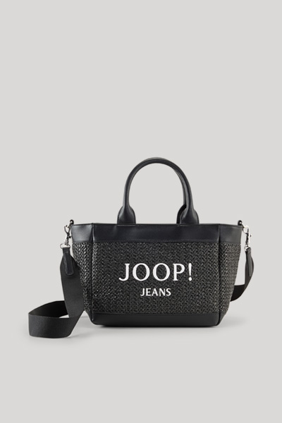 Leads to product detail page "Calduccio spiaggia yvette handbag in black"