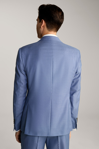 Hawker Virgin Wool Modular Wedding Jacket in Blue