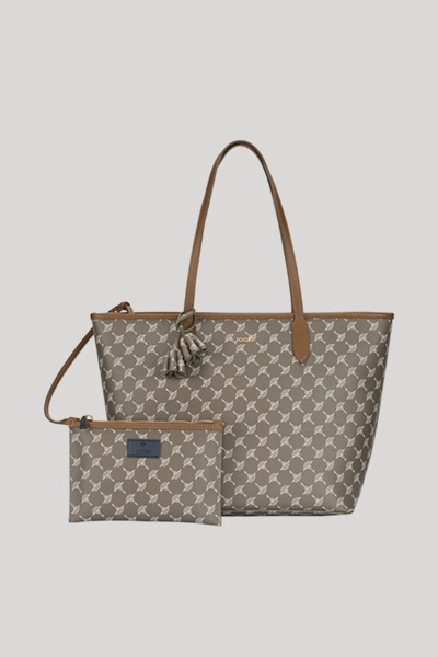 Cortina Lara Midi Shopper in Khaki