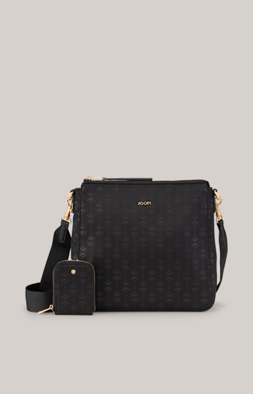 Schultertasche Collana Tessuto Jasmina in Schwarz