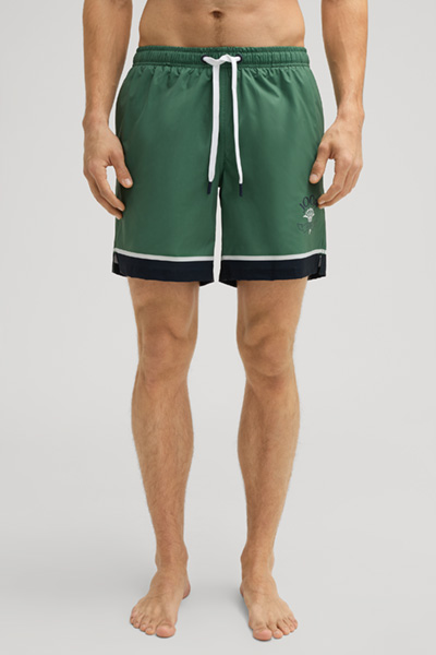 Swimming Trunks in Green