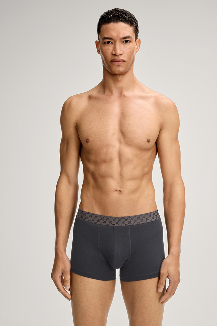 3-Pack of Boxer Shorts in Black/Grey/Red