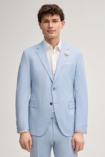 Herby Modular Wedding Jacket in Light Blue