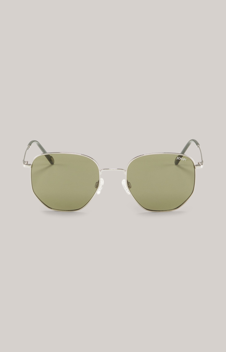 Sonnenbrille in Grau/Grün