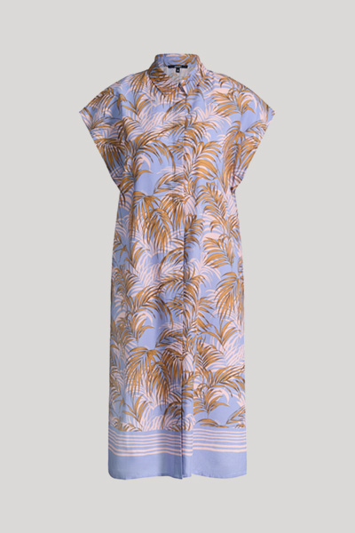 Palmeras Beach tunic in lilac/brown patterned