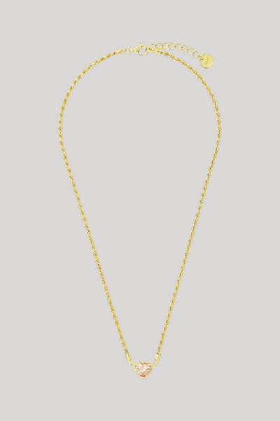 Führt zu Produktdetailseite „Collier mit Herz-Anhänger in Gold"