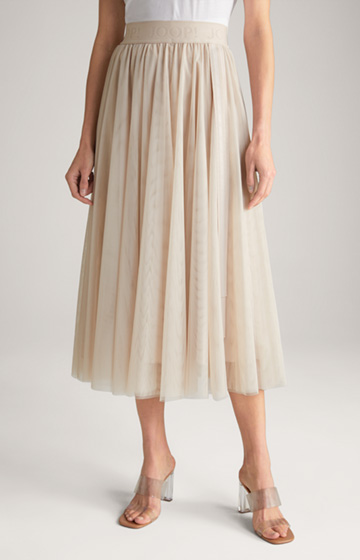 Tulle Skirt in Nude