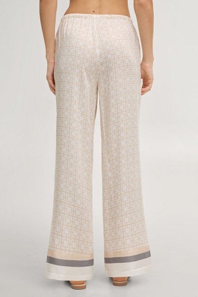 Modern Essence lounge trousers in cream with pattern