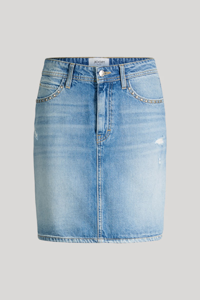 Rosalie denim skirt in light blue