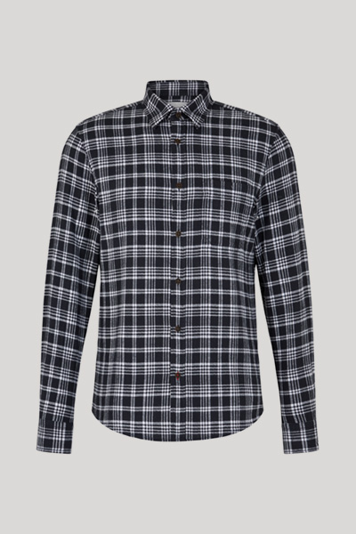 Hajo Shirt in Navy Check