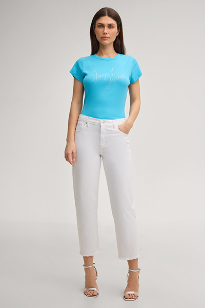 Tineta T-shirt in turquoise
