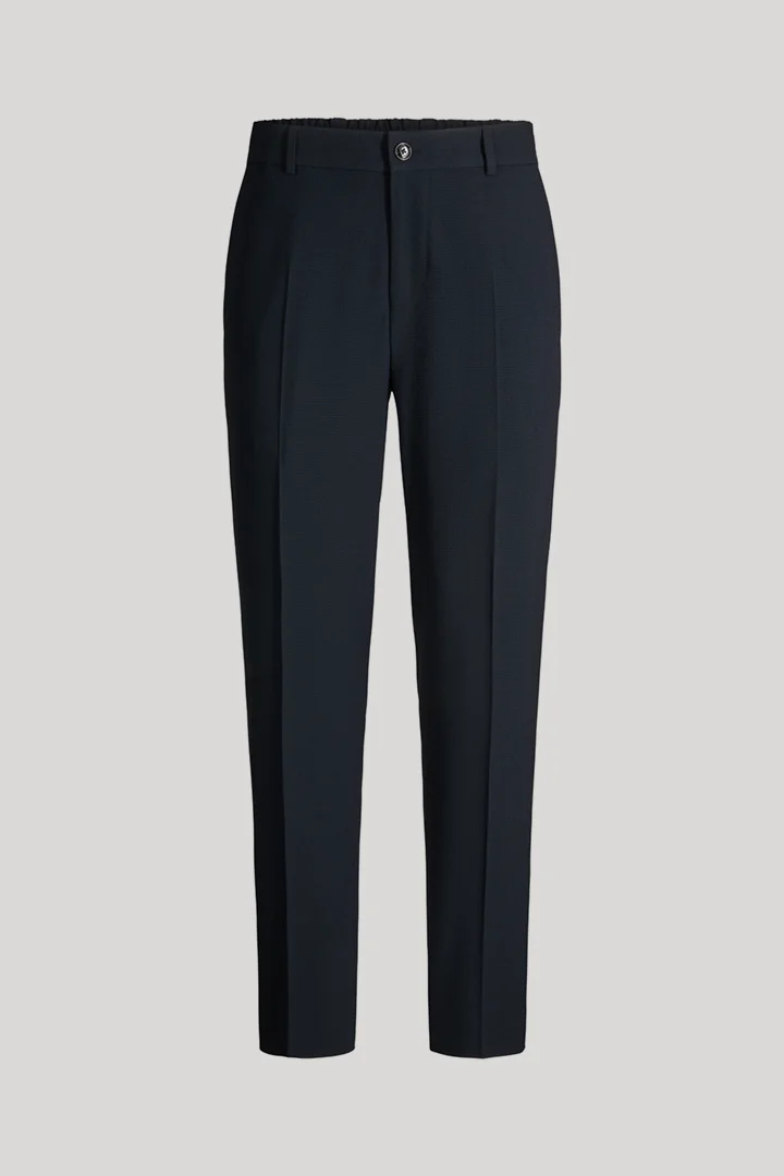 Leads to product detail page "River suit trousers in navy"