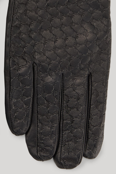 Cornflower Lederhandschuhe in Schwarz