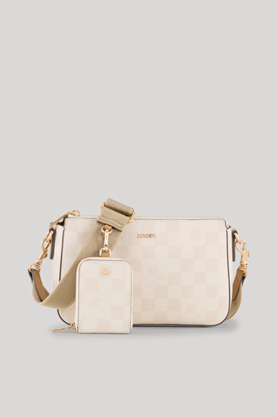 Leads to product detail page "Schultertasche Cortina Piazza Jasmina in Ecru"