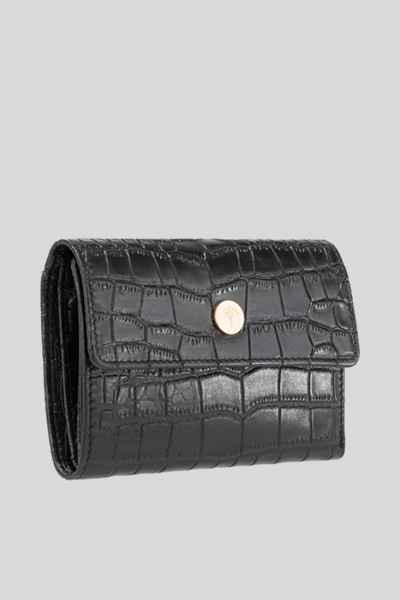 Leads to product detail page "Coccodrillo cosma wallet in black"