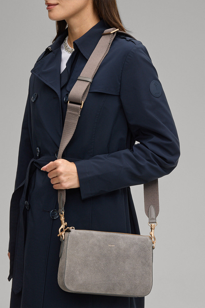 Führt zu Produktdetailseite „Schultertasche Sofista Dolce Jasmina in Grau"