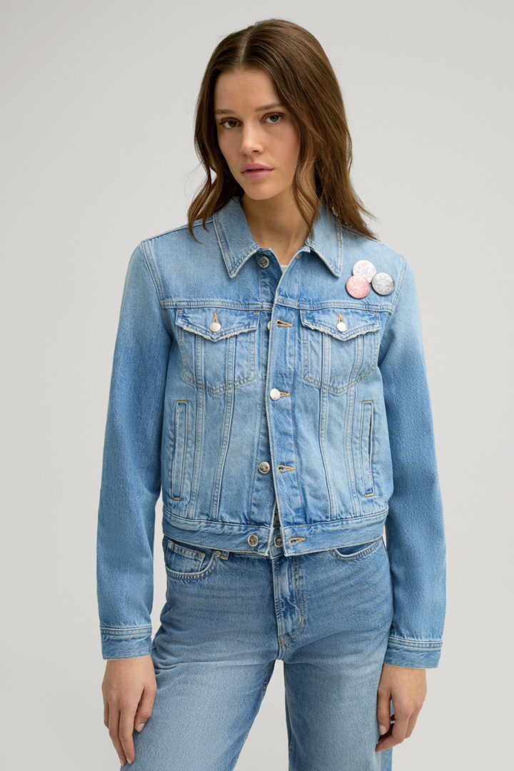 Jeansjacke Ike in Denim Blue