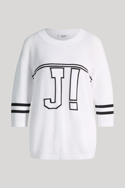 Kamias knitted shirt in white