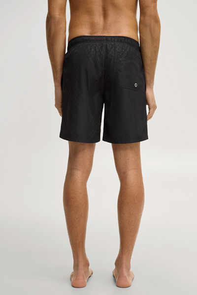 Cornflower Board shorts in black/grey patterned