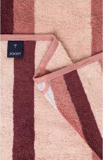 Duschtuch JOOP! VIBE STRIPES in Puder, 80 x 150 cm