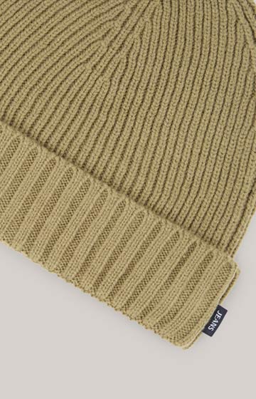 Francis Knitted Beanie in Olive