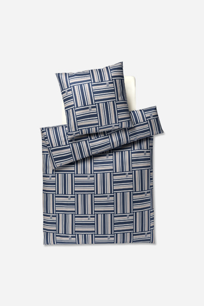 Leads to product detail page "Joop! weave bed linen, navy"