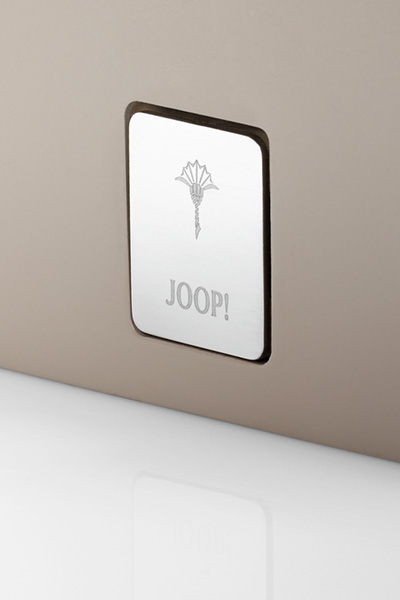 Behälter quadratisch, JOOP! BATHLINE, Taupe