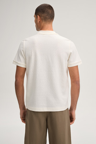 Pono polo shirt in off-white
