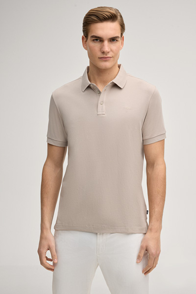 Primo polo shirt in sand