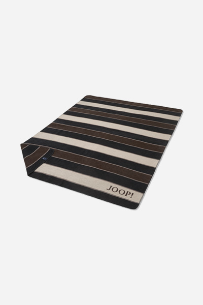 Wohndecke JOOP! STRIPES in Schwarz, 150 x 200 cm