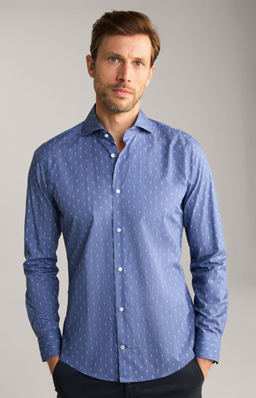 Pai Shirt in a Blue Pattern