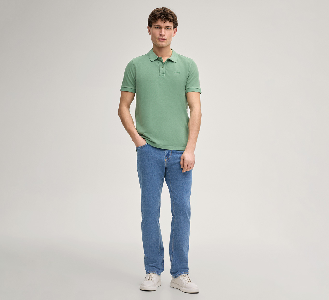 JOOP! presents the product Ambrosian Polo Shirt in Green from the category T-Shirts & Sweatshirts