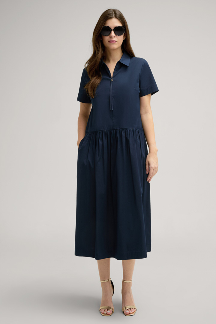 Damina Shirtdress in Dark Blue