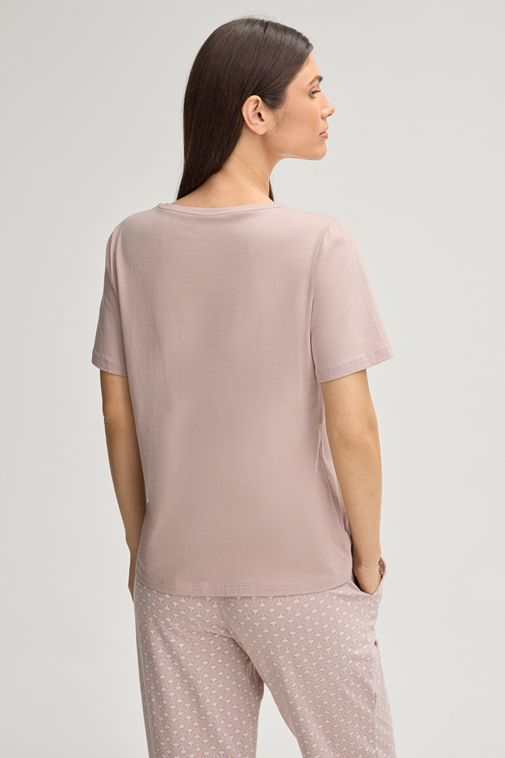 T-shirt in Light Beige