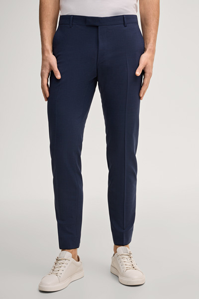 Baukasten-Anzughose Blayr in Dunkelblau meliert